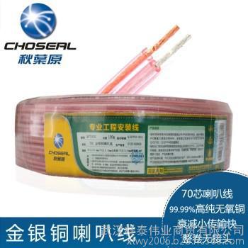 秋葉原廠家直銷QF-7103背景音樂喇叭線音響線環(huán)繞線70芯X2音箱線圖片_高清圖_細節(jié)圖-武漢祥泰偉業(yè)商貿(mào) -